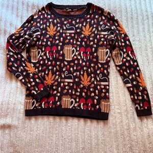 BDG Trippy Crew Neck Knit Sweater